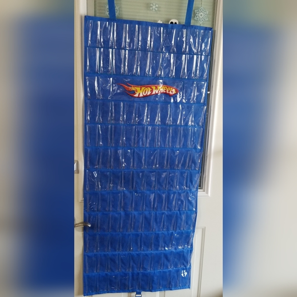Hot Wheels Over The Door Toy Car Holder. Holds 120 Diecast Dinky Cars.GUC